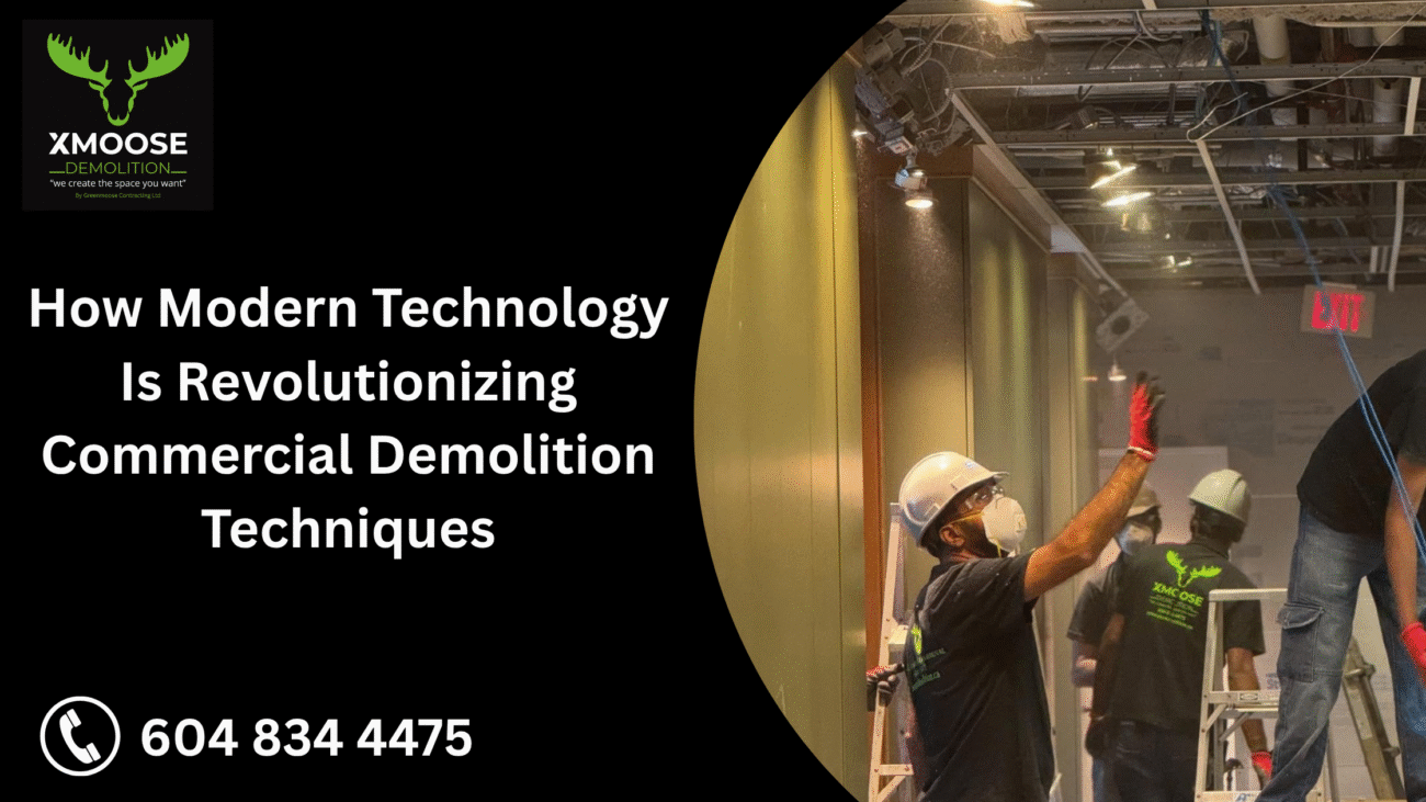 How Modern Technology Is Revolutionizing Commercial Demolition Techniques